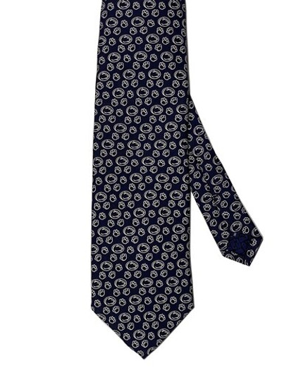 Penn State Navy Pawprint Tie | Vineyard Vines