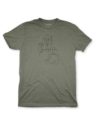 Simms Boxing Glove Tee Harper's Varsity Club State College Olive