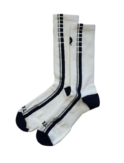 Stripe Penn State White Athletic Sock