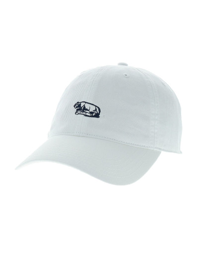 White Penn State Nittany Lion Shrine Hat by Legacy, cotton twill unstructured low profile fit cap