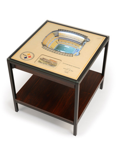 Pittsburgh Steelers Light Up End Table