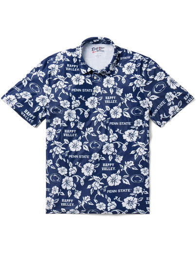 Penn State Hawaiian Print Polo Reyn Spooner Penn State Hawaiian Print Polo Reyn Spooner