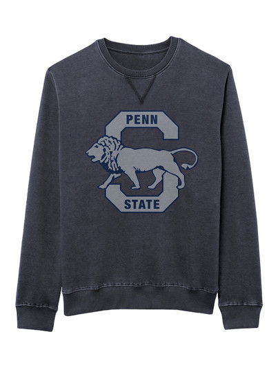 Penn State Retro Lion Logo Crewneck Navy