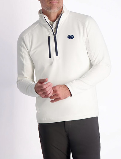 Penn State Zero Restriction White Quarter Zip Z500