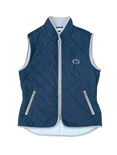 Penn State Quilted Full Zip Vest Horn Legend