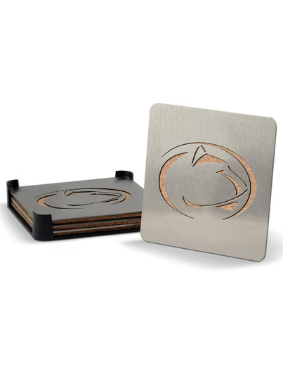 Penn State Stainless Steel Boaster Coasters | YouTheFan!