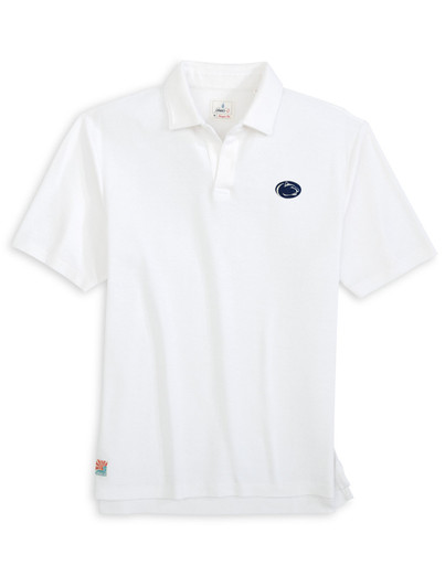 Penn State Johnny Collar Polo Johnnie-O White