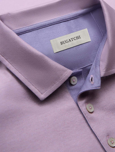 Mens Pink and Purple Contrast Polo Shirt Mens Pink and Purple Contrast Polo Shirt