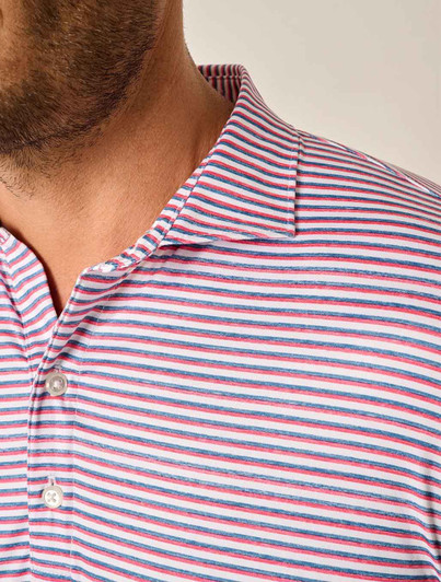 Warwick Stripe Polo Johnnie-O JMPO7330 Warwick Stripe Polo Johnnie-O JMPO7330