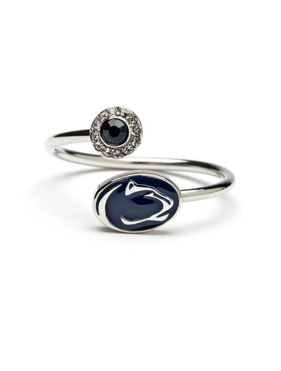 Penn State Stainless Steel Adjustable Ring Stone Armory