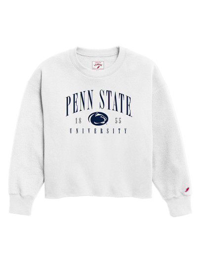 Penn State Reversed Sleeves Fleece Crew | League