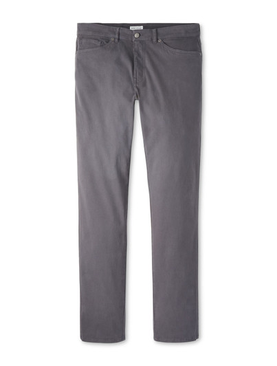 Iridium Grey Signature Sateen Five Pocket Pant Peter Millar