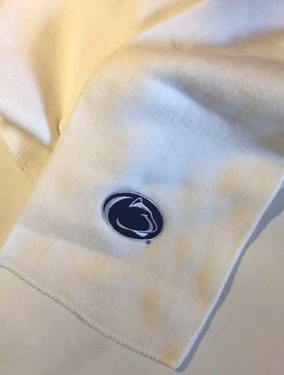 White Scarf with Penn State Logo