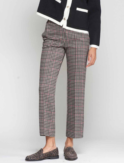 Houndstooth Knit Pant Vilagallo