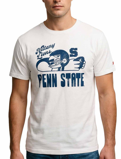 Penn State Vintage Football Player Cartoon T-Shirt