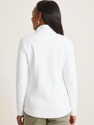 Tommy Bahama White Penn State Full Zip Sweatshirt, women's fashion apparel.