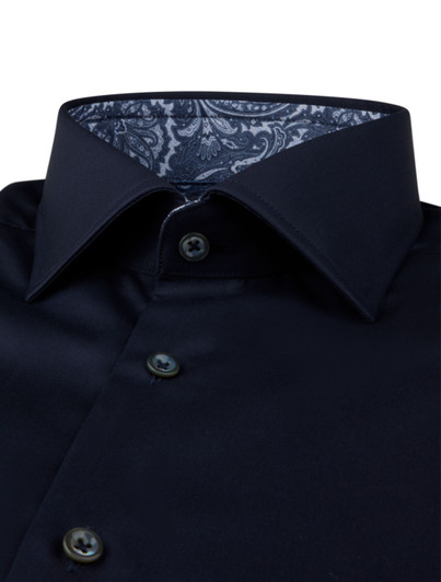 Stenstroms Navy Blue Dress Shirt 684751-0642