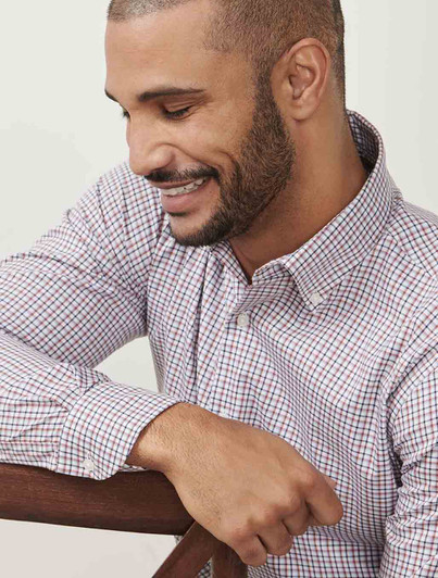 Mens Peter Millar Check Shirt MF25W06LTB