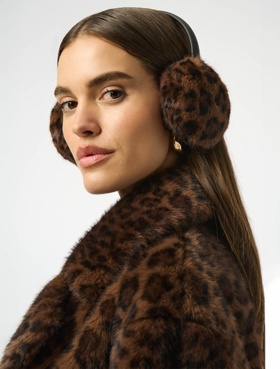 Leopard Print Earmuffs Joseph Ribkoff