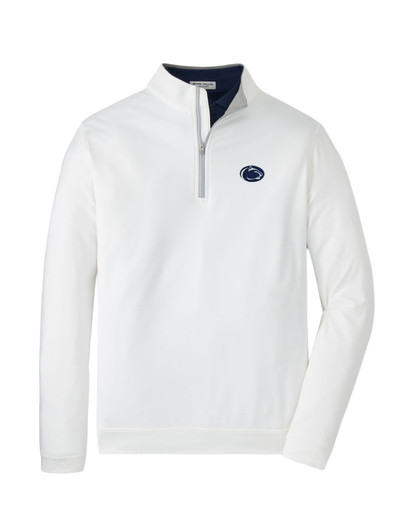 Penn State Perth Performance Quarter Zip Peter Millar White
