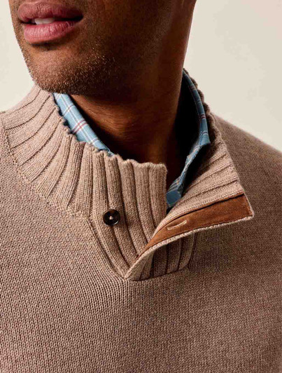 Mens Mock Neck Sweater Johnnie-O JMSW100130