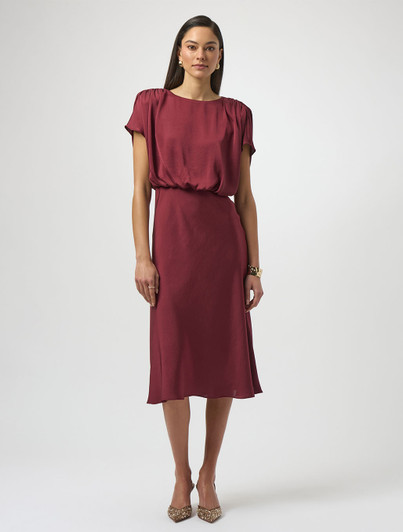 Blouson Recycled Satin Dress Joseph Ribkoff