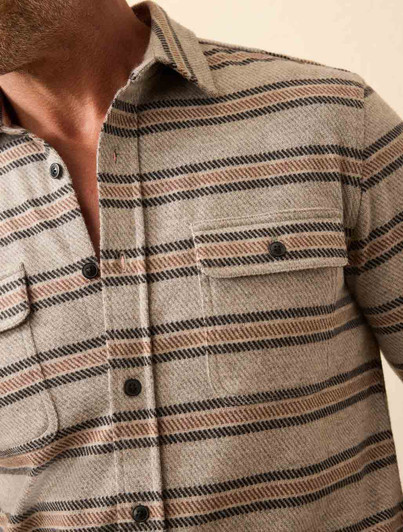Faherty Rock Coast Stripe Legend Sweater Shirt