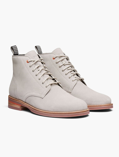 Mens SWIMS Suede Boots Light Grey
