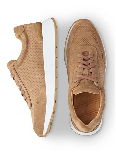 Mens Peter Millar Tan Wayfare Runner Sneakers