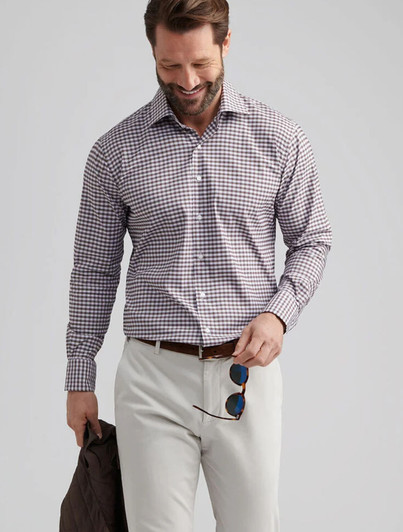 Fairbanks Peter Millar Performance Check Shirt