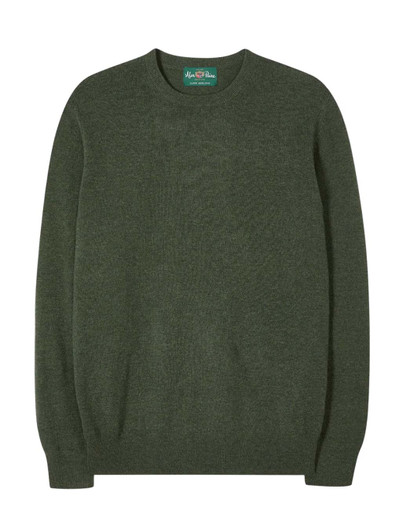 Alan Paine Geelong Wool Sweater Rosemary Green