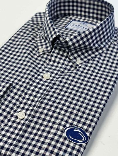 Penn State Gingham Dress Shirt