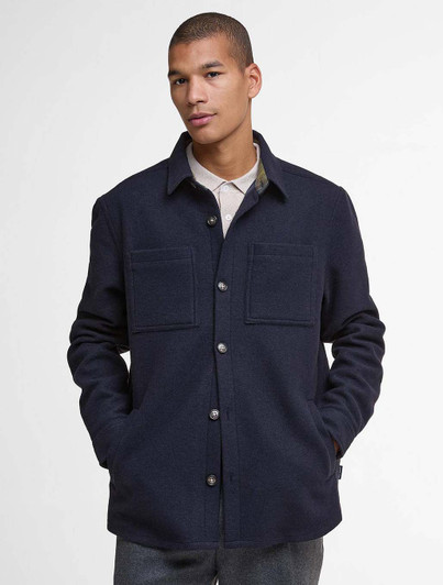 Marlow Tailored Wool Blend Overshirt | Barbour