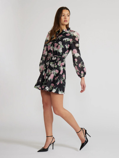 Nina Floral Mini Dress | Lucy Paris