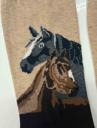 Horse Scene Socks | Corgi