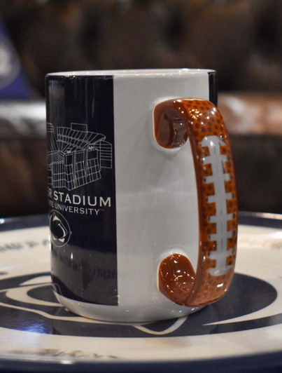 Penn State Mug with Football Handle