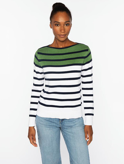 Striped Boatneck Top | Kinross