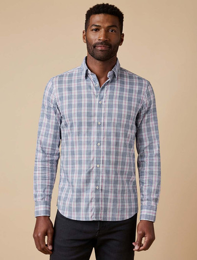The Movement Plaid Shirt Faherty Blue Orchid