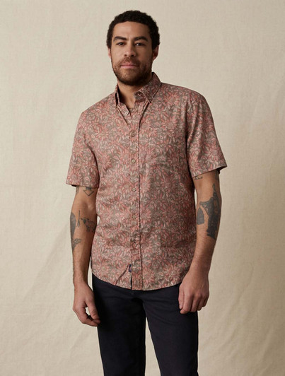 Short Sleeve Breeze Floral Print Shirt Faherty
