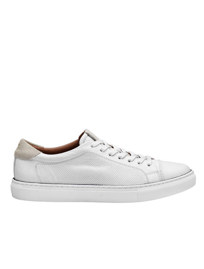 Luther Perfed White Sheepskin Sneaker | Johnston & Murphy