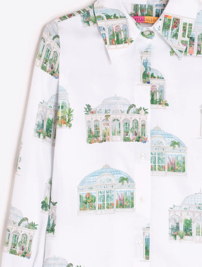 Greenhouse Print Blouse | Vilagallo