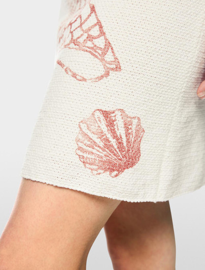 Seashell Knit Skirt Marc Cain close up