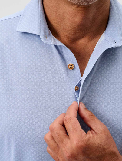 Augustine Short Sleeve Print Shirt Johnnie-O close up