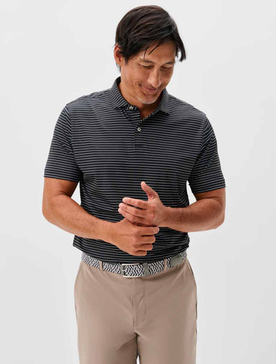 Beau Stripe Performance Polo | Johnnie-O