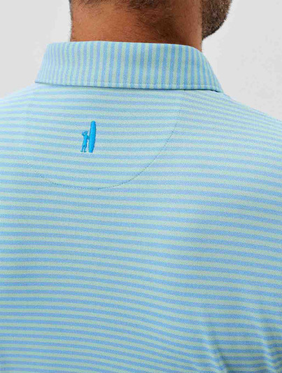 Stetsons Stripe Performance Polo | Johnnie-O