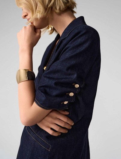 Short Sleeve Denim Blazer  Joseph Ribkoff side