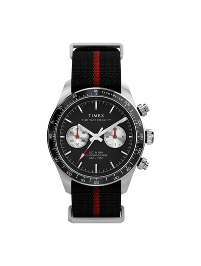 Waterbury Heritage Chronograph Fabric Strap Watch | Timex
