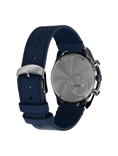 Q Leather Strap Watch Timex Side