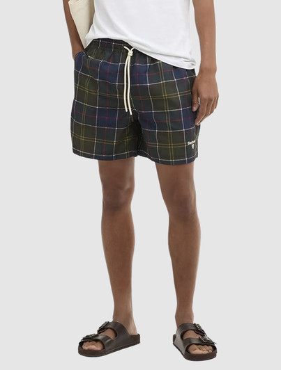 Staple Tartan Swim Short  Barbour in Ancient