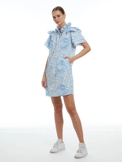 St. Martin Dragon Print Dress  Patty Kim
